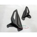 Carbonvani - Ducati Panigale / Streetfighter V4 / V2 / S / R / Speciale Carbon Fiber Heel (Foot) Guards (Pair) - Ducati Performance